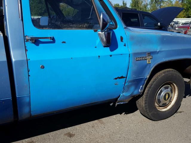 1GCGC24M0BZ143771 - 1981 CHEVROLET C20 BLUE photo 10