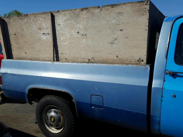 1GCGC24M0BZ143771 - 1981 CHEVROLET C20 BLUE photo 6