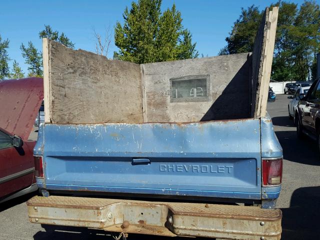 1GCGC24M0BZ143771 - 1981 CHEVROLET C20 BLUE photo 9