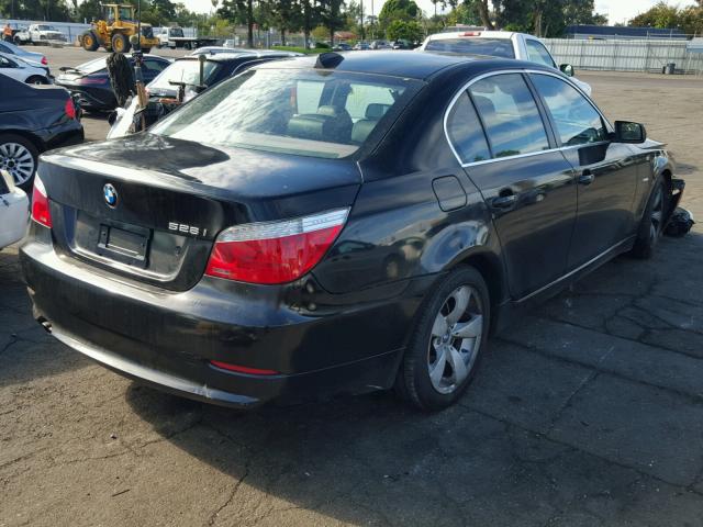 WBANU53578CT00348 - 2008 BMW 528 I BLACK photo 4