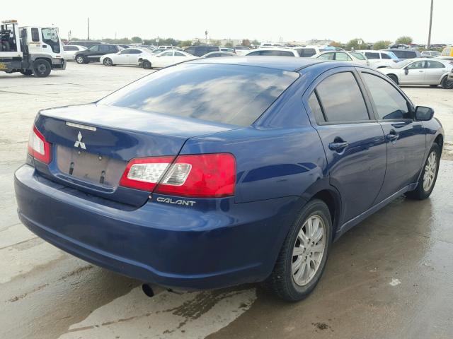 4A3AB36F69E003493 - 2009 MITSUBISHI GALANT ES BLUE photo 4