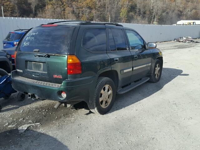 1GKDT13S922341792 - 2002 GMC ENVOY GREEN photo 3