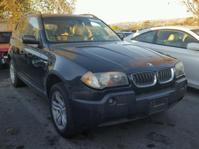 WBXPA93414WA60747 - 2004 BMW X3 3.0I BLACK photo 1