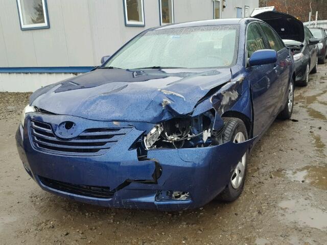 4T4BE46K89R129461 - 2009 TOYOTA CAMRY BASE BLUE photo 2