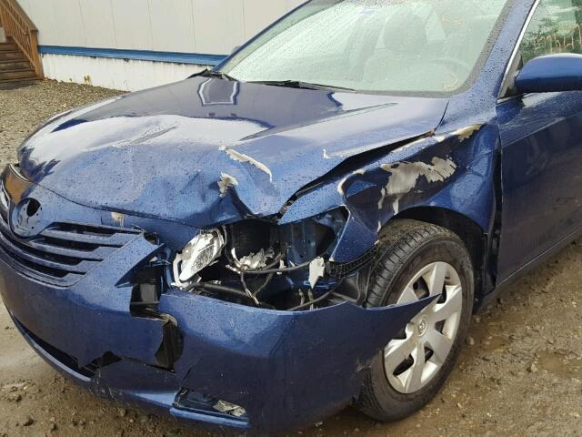 4T4BE46K89R129461 - 2009 TOYOTA CAMRY BASE BLUE photo 9