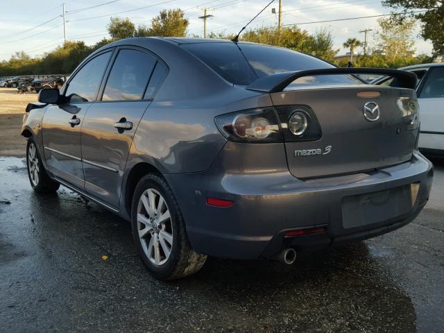 JM1BK32F971681592 - 2007 MAZDA 3 I CHARCOAL photo 3