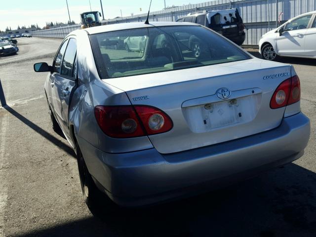 1NXBR32E77Z927620 - 2007 TOYOTA COROLLA CE SILVER photo 3