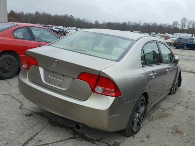 1HGFA16596L102809 - 2006 HONDA CIVIC LX GRAY photo 4