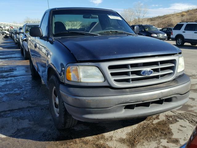 1FTRF17242KA80932 - 2002 FORD F150 BLUE photo 1