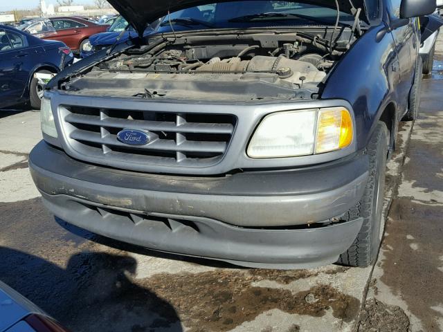 1FTRF17242KA80932 - 2002 FORD F150 BLUE photo 7