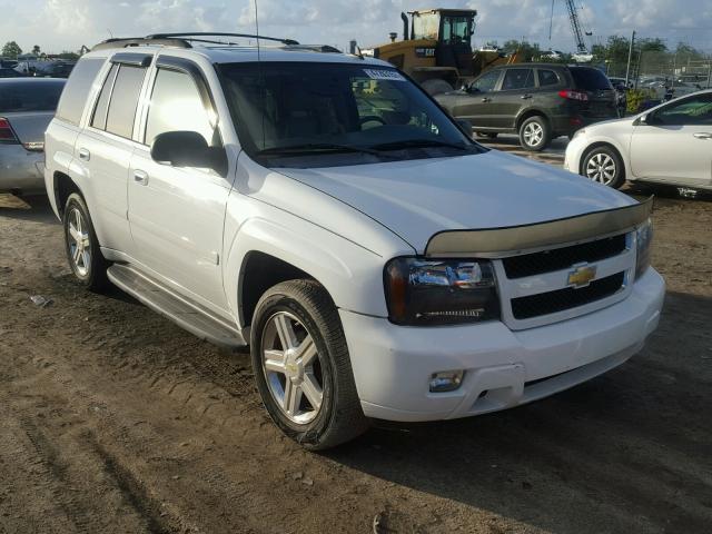 1GNDS13S782105981 - 2008 CHEVROLET TRAILBLAZE WHITE photo 1