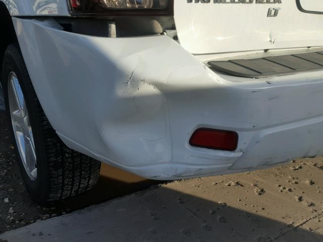 1GNDS13S782105981 - 2008 CHEVROLET TRAILBLAZE WHITE photo 9