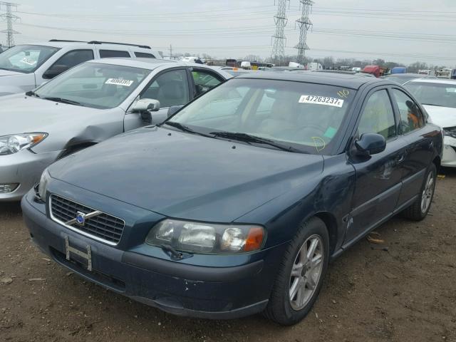 YV1RS61R622169748 - 2002 VOLVO S60 GREEN photo 2