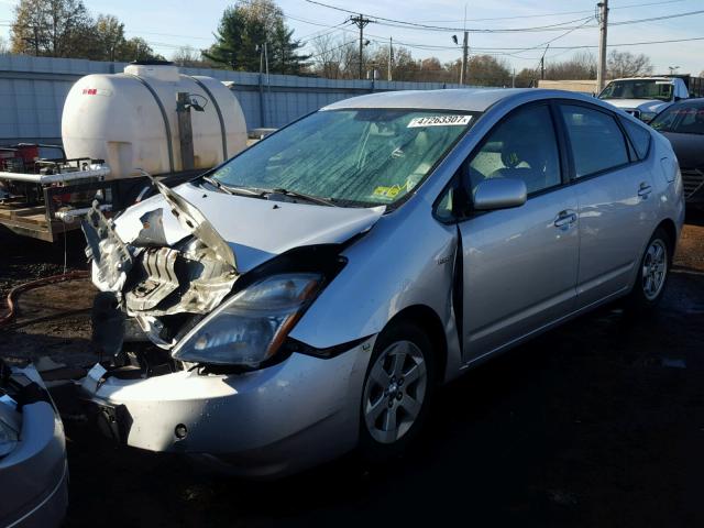 JTDKB20U477660528 - 2007 TOYOTA PRIUS SILVER photo 2