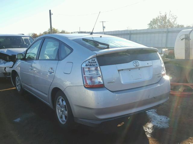 JTDKB20U477660528 - 2007 TOYOTA PRIUS SILVER photo 3