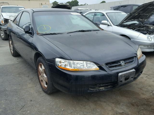 1HGCG2252YA023736 - 2000 HONDA ACCORD EX BLACK photo 1