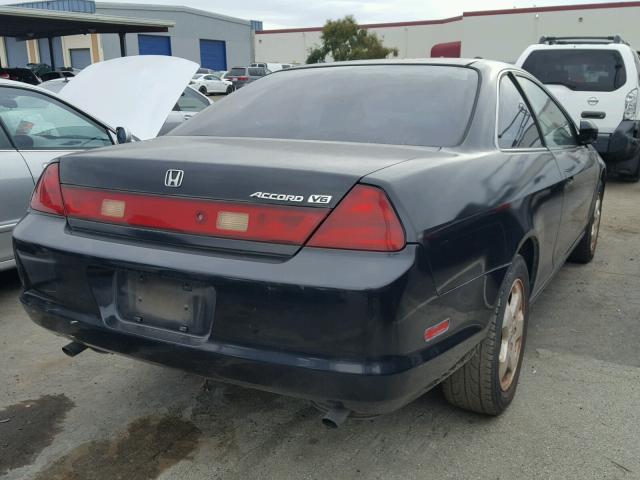 1HGCG2252YA023736 - 2000 HONDA ACCORD EX BLACK photo 4