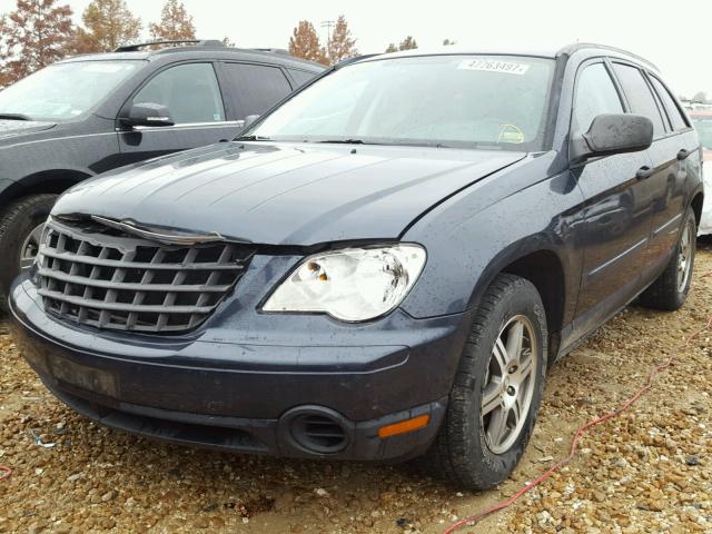 2A8GM48L67R129250 - 2007 CHRYSLER PACIFICA BLUE photo 2