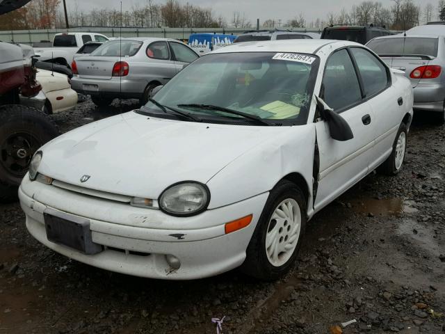 1B3ES47Y5VD173307 - 1997 DODGE NEON HIGHL WHITE photo 2