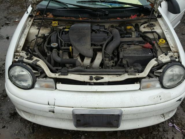 1B3ES47Y5VD173307 - 1997 DODGE NEON HIGHL WHITE photo 7