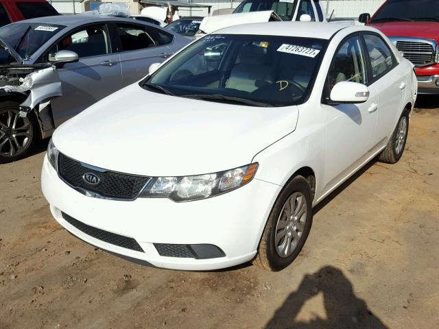 KNAFU4A21A5046573 - 2010 KIA FORTE EX WHITE photo 2