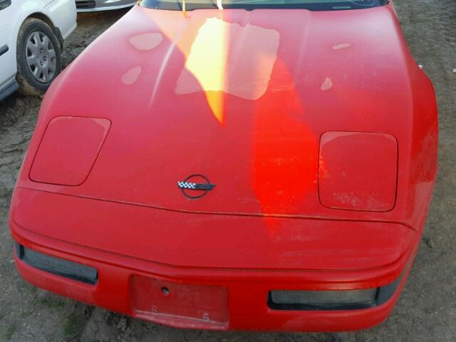 1G1YY22P1R5114891 - 1994 CHEVROLET CORVETTE RED photo 7