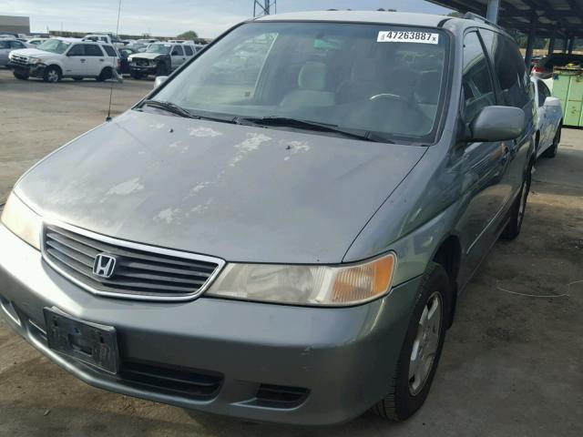 2HKRL1871YH559173 - 2000 HONDA ODYSSEY EX GRAY photo 2