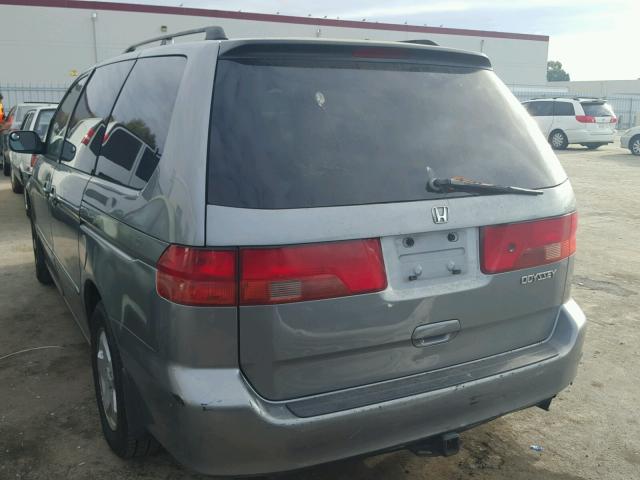 2HKRL1871YH559173 - 2000 HONDA ODYSSEY EX GRAY photo 3