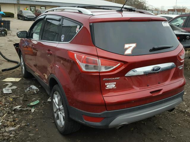 1FMCU9JX7GUA08516 - 2016 FORD ESCAPE TIT RED photo 3