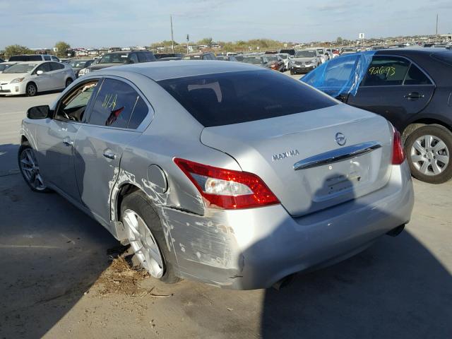 1N4AA5AP2AC819687 - 2010 NISSAN MAXIMA S SILVER photo 3