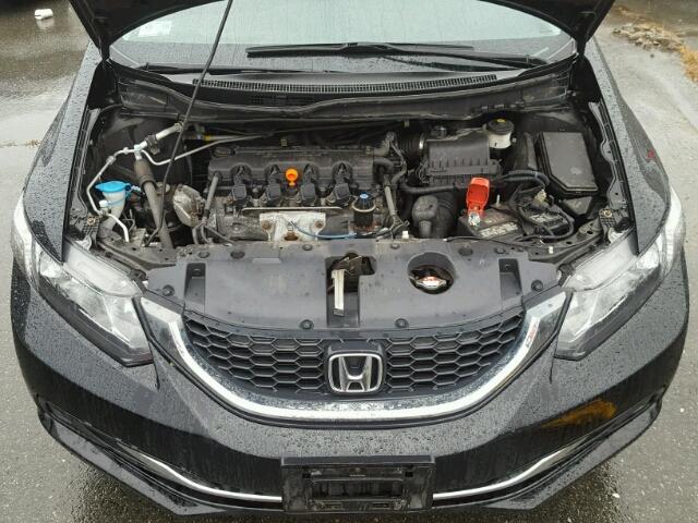 2HGFB2F55EH538541 - 2014 HONDA CIVIC LX BLACK photo 7