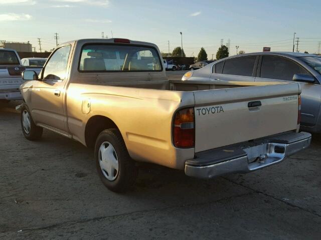 4TANL42N9XZ558220 - 1999 TOYOTA TACOMA TAN photo 3