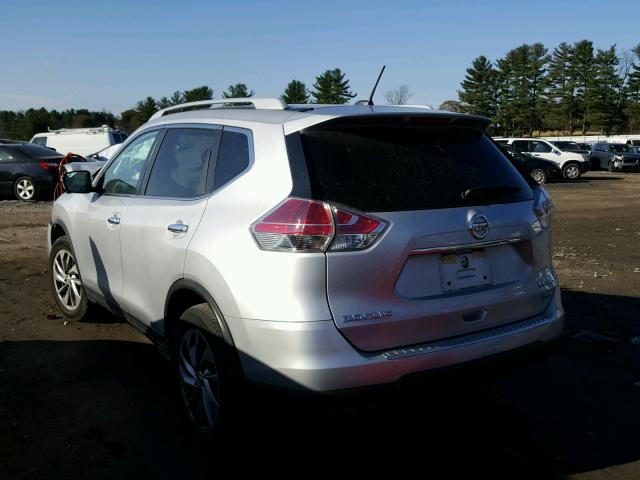 5N1AT2MV0EC783965 - 2014 NISSAN ROGUE S SILVER photo 3