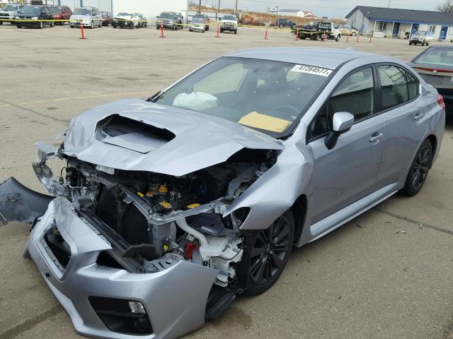 JF1VA1B60H9804001 - 2017 SUBARU WRX SILVER photo 2