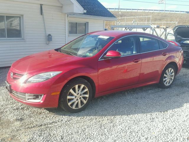 1YVHZ8DH0C5M14940 - 2012 MAZDA 6 I RED photo 2