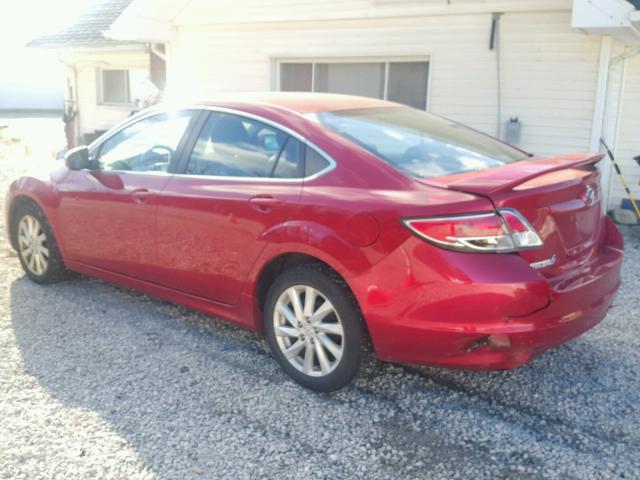 1YVHZ8DH0C5M14940 - 2012 MAZDA 6 I RED photo 3