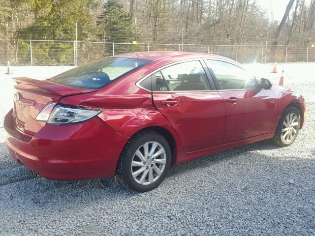 1YVHZ8DH0C5M14940 - 2012 MAZDA 6 I RED photo 4