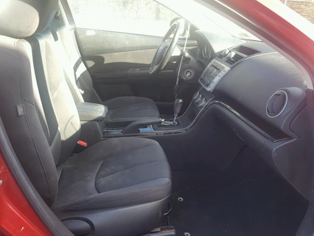 1YVHZ8DH0C5M14940 - 2012 MAZDA 6 I RED photo 5