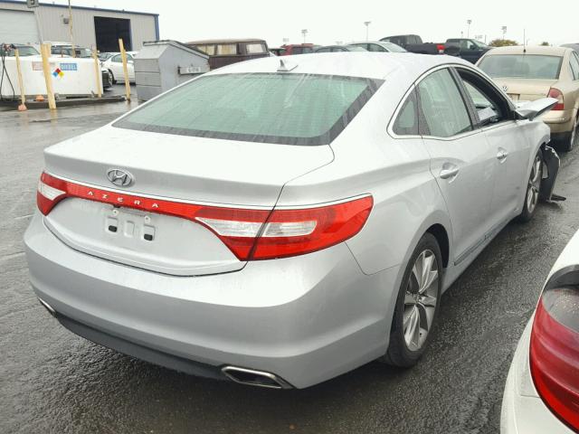 KMHFG4JG6FA453952 - 2015 HYUNDAI AZERA SILVER photo 4