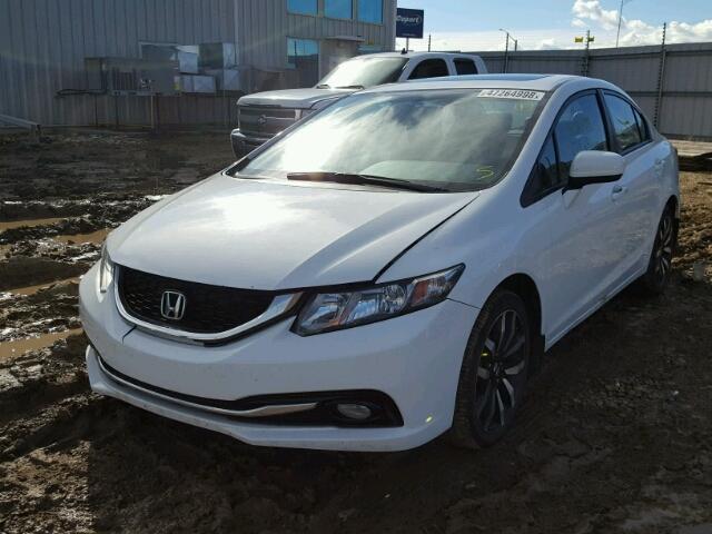 2HGFB2F76EH011139 - 2014 HONDA CIVIC TOUR WHITE photo 2