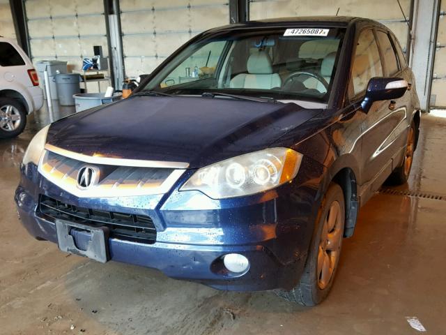 5J8TB18588A010537 - 2008 ACURA RDX TECHNO BLUE photo 2