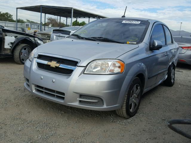 KL1TD5DE0BB162925 - 2011 CHEVROLET AVEO LS SILVER photo 2