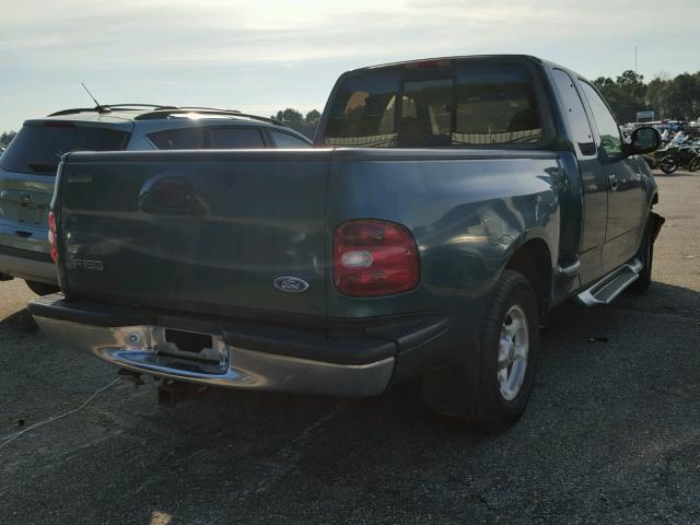 1FTDX07WXVKA64713 - 1997 FORD F150 GREEN photo 4