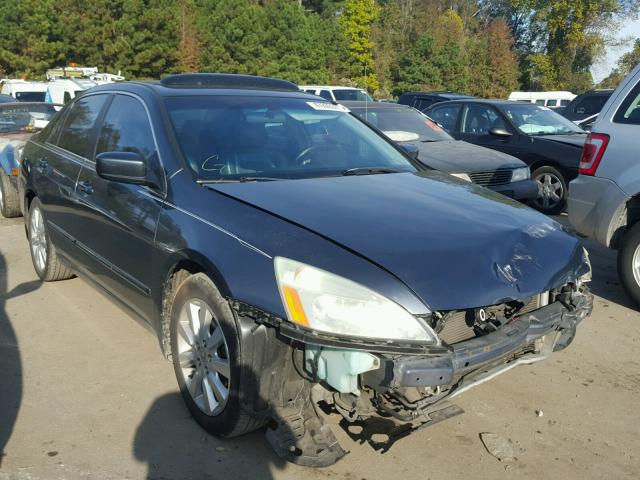 1HGCM668X7A013376 - 2007 HONDA ACCORD EX BLACK photo 1