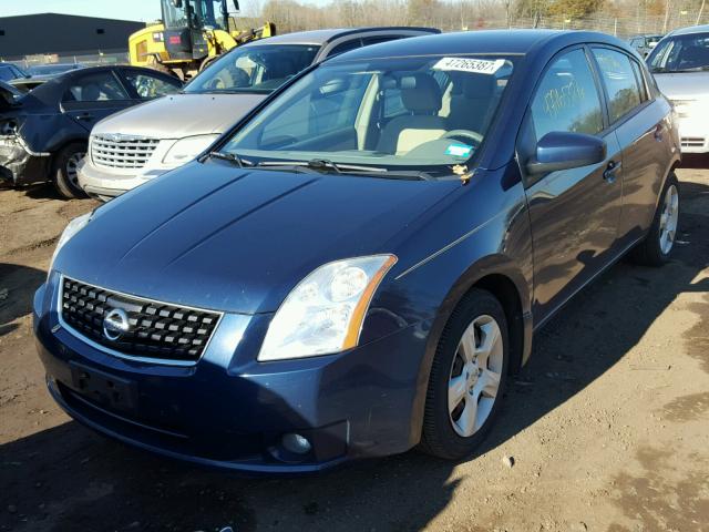 3N1AB61E88L663216 - 2008 NISSAN SENTRA 2.0 BLUE photo 2