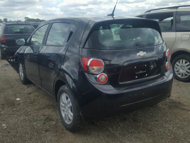1G1JB6SH2C4168006 - 2012 CHEVROLET SONIC LS BLACK photo 3