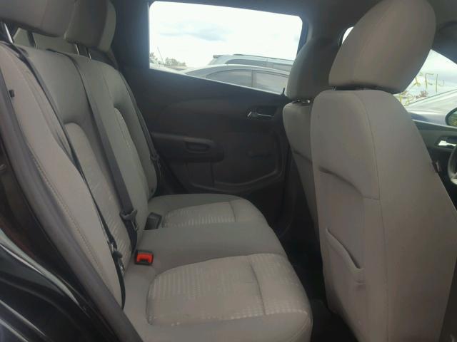 1G1JB6SH2C4168006 - 2012 CHEVROLET SONIC LS BLACK photo 6