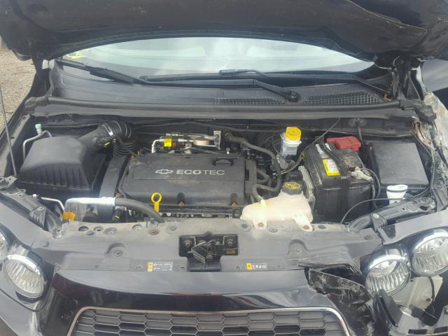 1G1JB6SH2C4168006 - 2012 CHEVROLET SONIC LS BLACK photo 7