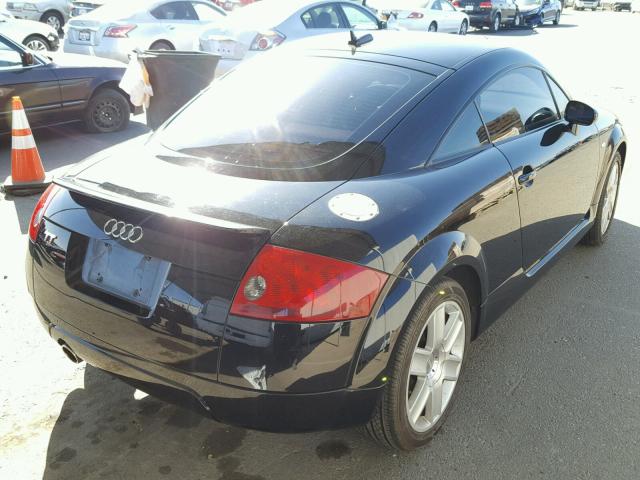 TRUSC28N351002134 - 2005 AUDI TT BLACK photo 4