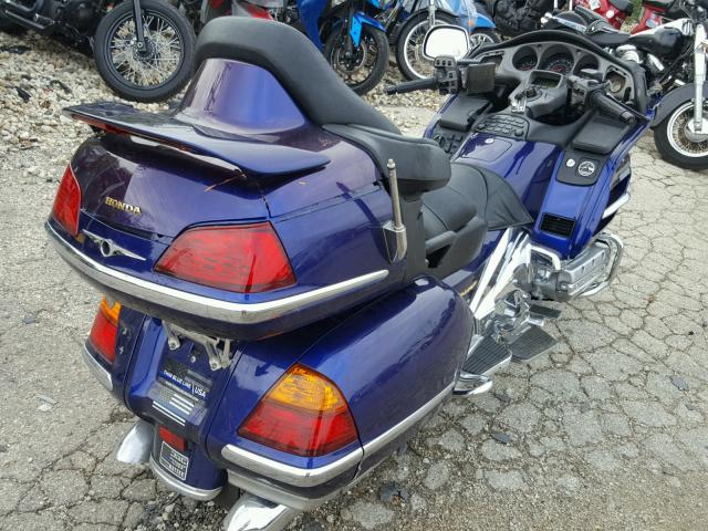 1HFSC47013A209376 - 2003 HONDA GL1800 PURPLE photo 4